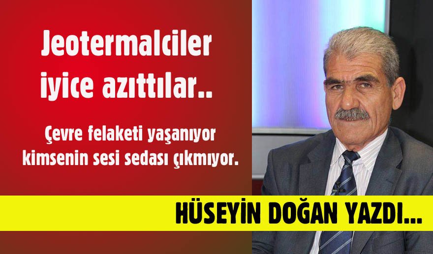 Jeotermalciler iyice azıttılar…