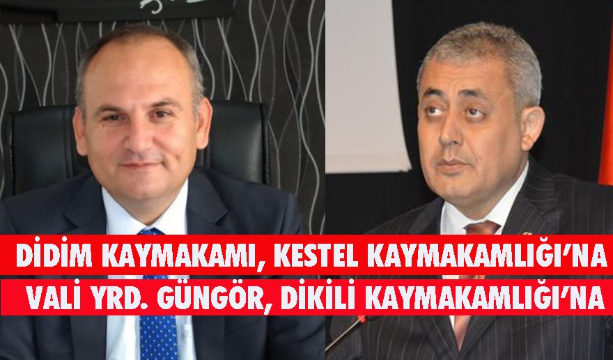 Kaymakam atamaları yapıldı…