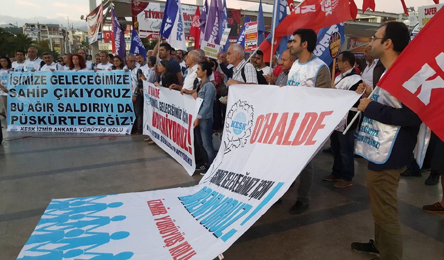 KESK: “AKP’nin memuru olmayacağız..”