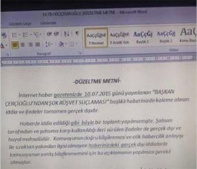 KILIÇDAROĞLU ADINA SAHTE BELGE