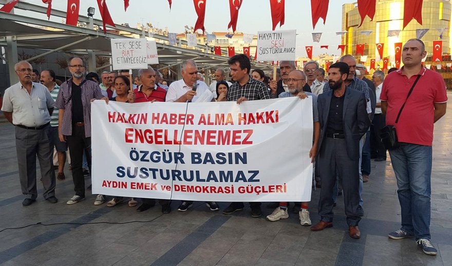 “Özgür basın susturulamaz…”
