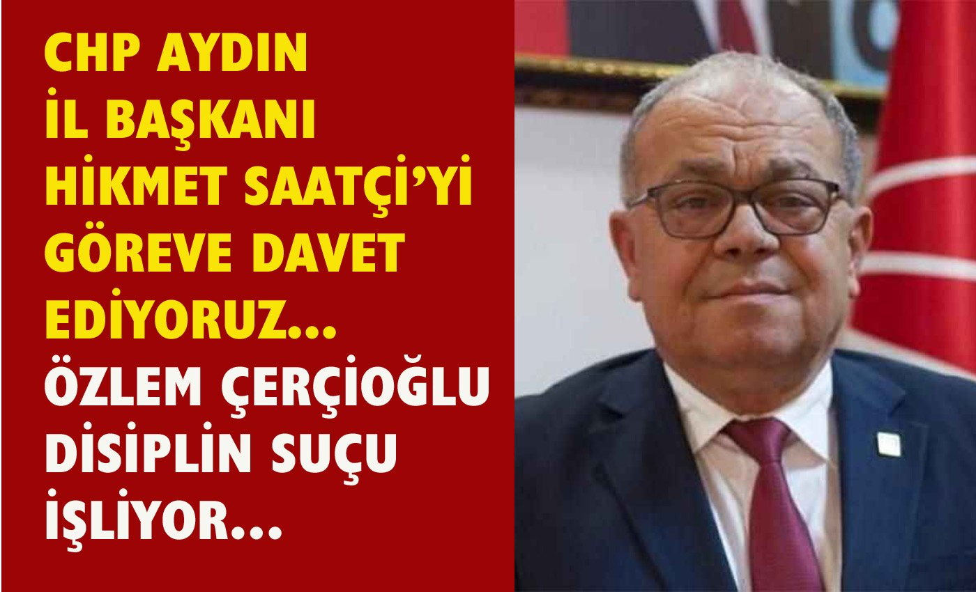 Özlem Çerçioğlu disiplin suçu işliyor…