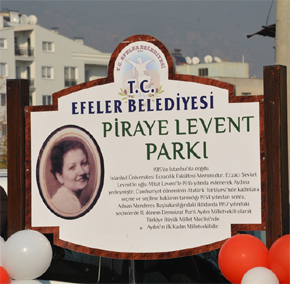 PİRAYE LEVENT PARKI AÇILDI…