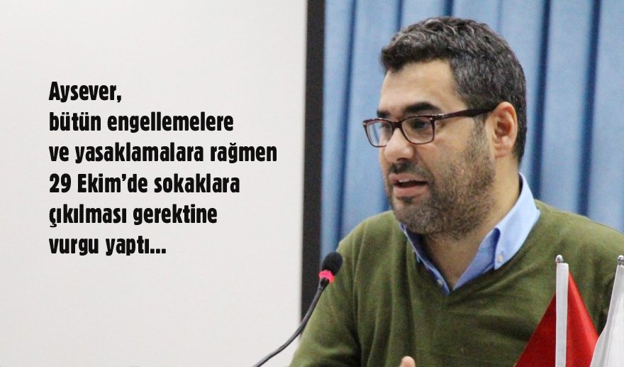 Söke’de Enver Aysever ile söyleşi..