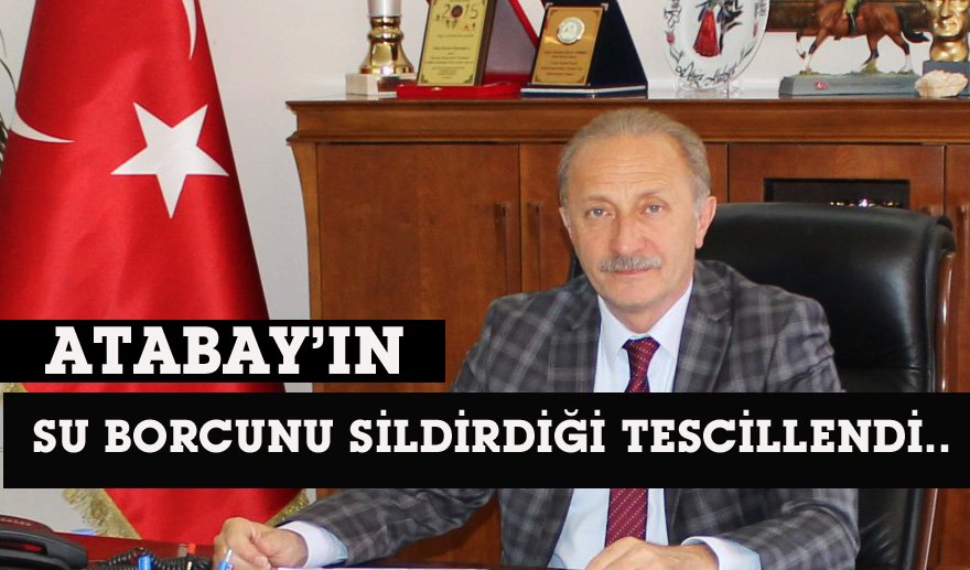 Su borçlarının silindiği ortaya çıktı..