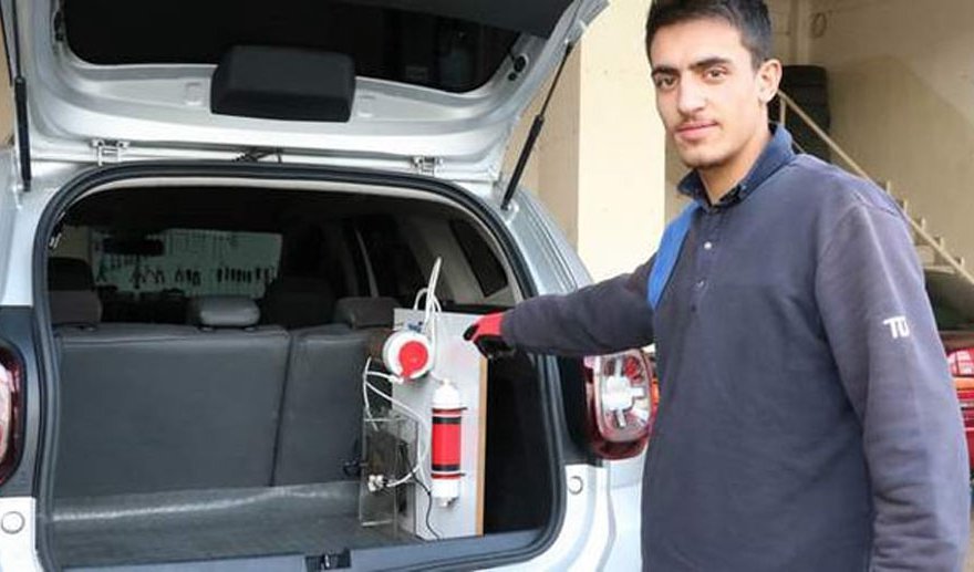 Su ile çalışan araç yapıldı…