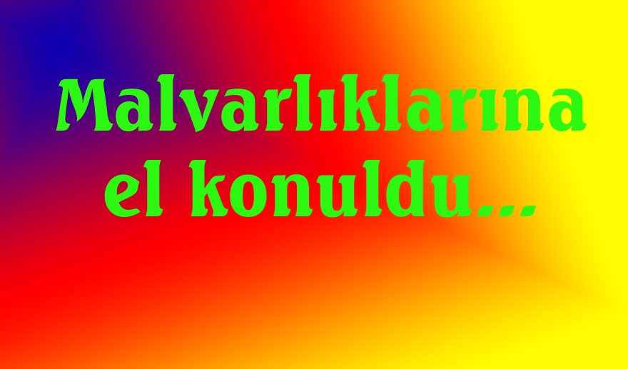 Tüm mal varlıklarına el konuldu…